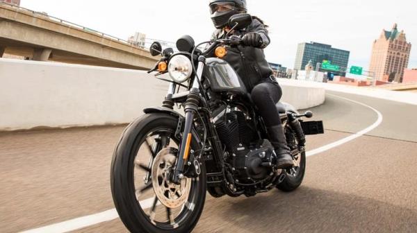 person riding motorcycle