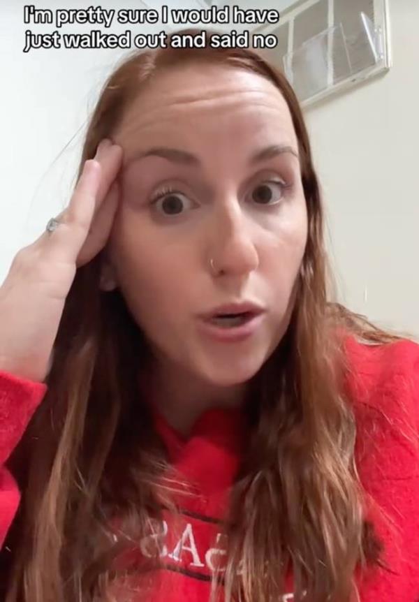 The TikToker claimed her bill came to $33. Credit: TikTok/@beefinnagain