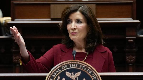 KAthy Hochul in Albany