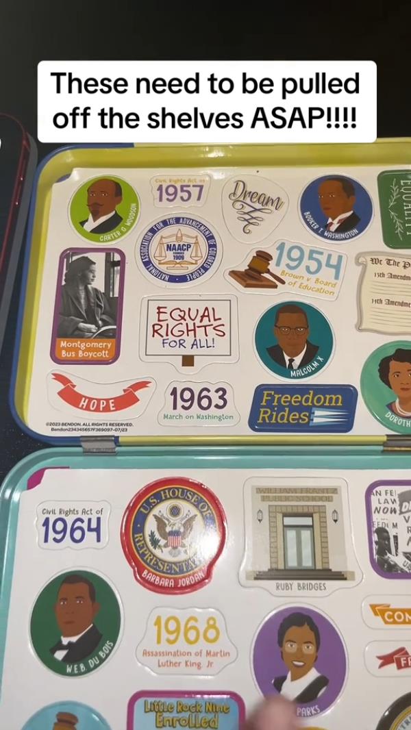 Tete also noted that Booker T. Washington and Carter Woodson's names were scrambled. Target has since co<em></em>nfirmed that the book was yanked off its shelves.