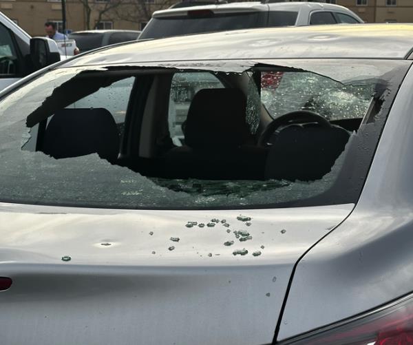 Osceola hail damage April 4, 2023