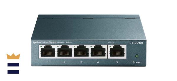 TP-l<em></em>ink TL-SG105 Five-Port Unmanaged Gigabit Ethernet Switch