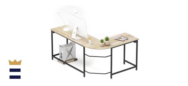 Techni Mobili Rectangular Gray 3 Drawer Computer Desk