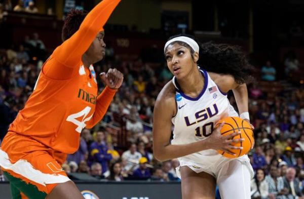 里斯，路易斯安那州立大学女子54-42击败迈阿密进入四强