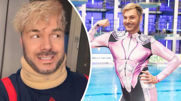 “像混凝土一样的水”：山姆·迪伦在RTL“跳水”前伤了脖子