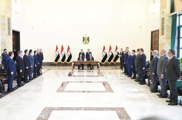 Iraqi PM Mohammed Shia al-Sudani meets with his Kurdish counterpart Masrour Barzani in Baghdad