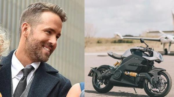 瑞安·雷诺兹的新电动摩托车让他感觉像超人!