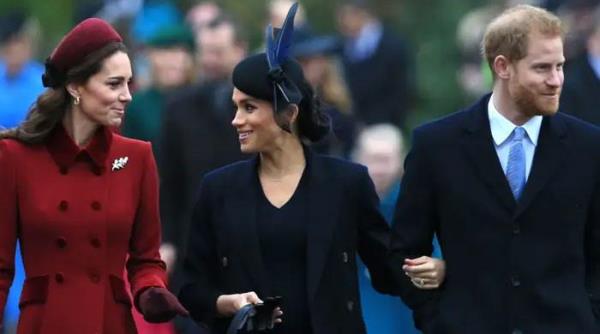 在凯特·米德尔顿被诊断出癌症后，梅根·马克尔和哈里王子分享了第一条微博