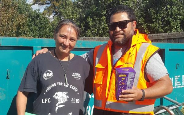 I Am Māngere's Lio Tafolua, right.