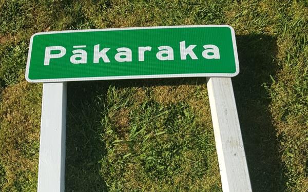 All the Pākaraka signs were lying on the side of the road after their posts were broken o<em></em>nly hours after they were installed.