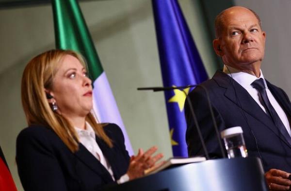 德国肖尔茨和意大利梅洛尼在峰会上成为不可能的搭档