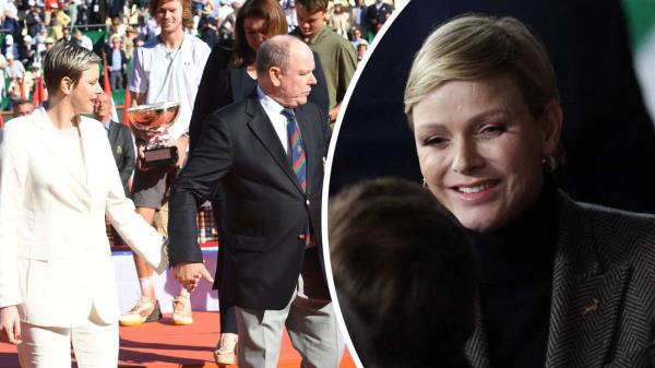 charl＜s：1＞ von Monaco的“黑色”阶段结束了：现在她以一种清新的色调给人以灵感