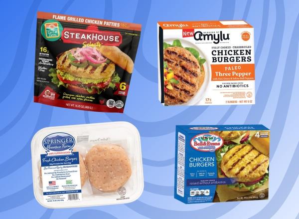 我试了4个商店买的鸡肉汉堡，最好的是调味包装的