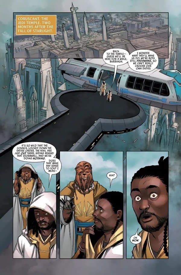 Interior preview page from STAR WARS: THE HIGH REPUBLIC - SHADOWS OF STARLIGHT #3 PHIL NOTO COVER