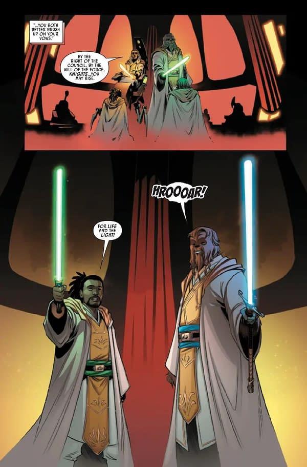 Interior preview page from STAR WARS: THE HIGH REPUBLIC - SHADOWS OF STARLIGHT #3 PHIL NOTO COVER