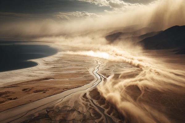 量化放射性沉降物：索尔顿海的颗粒物和公众健康