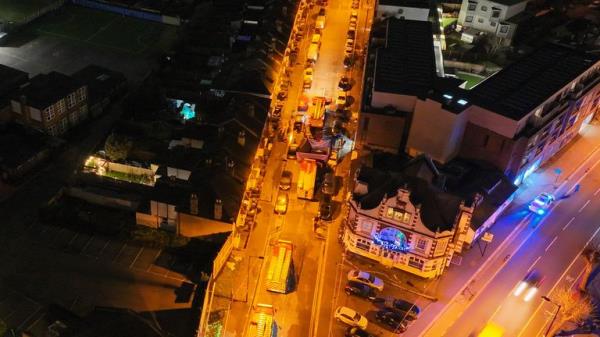 Two Dead and two fighting for their lives after South Croydon Blaze Pic: UKNIP Bought by Johanna Howitt