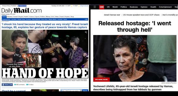 释放的以色列人质揭露哈马斯“对我们很好”后，以色列人哀叹“公关灾难”
