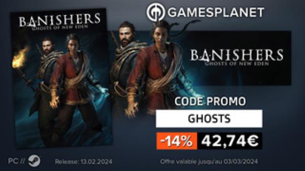 放逐者：新伊甸的幽灵- Gamesplanet促销代码：放逐者：新伊甸的幽灵预购为-14%，与涌浪提供