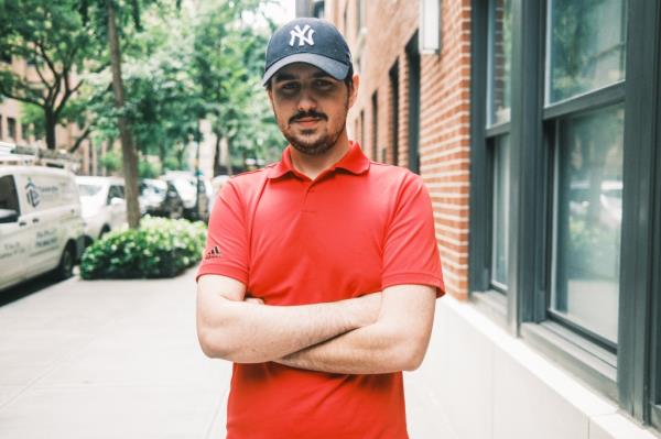 Theodore Weintraub standing on NYC sidewalk