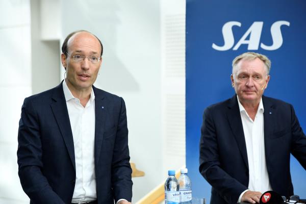 News co<em></em>nference of SAS chairmen in Stockholm