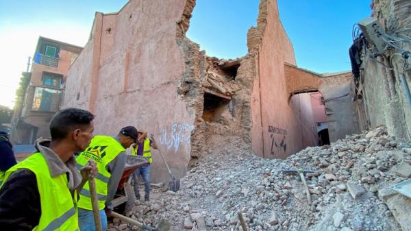 The epicentre of the earthquake is in the High Atlas mountains, a<em></em>bout 50 miles south of Marrakech