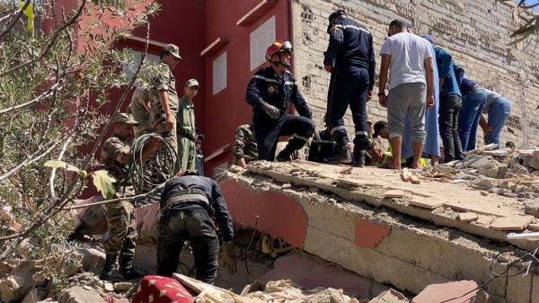An aftermath of a powerful earthquake, in Amizmiz, in Morocco, September 9, 2023. REUTERS/Abdelhak Balhaki