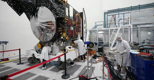 美国宇航局首次向稀有金属小行星发射了一艘宇宙飞船