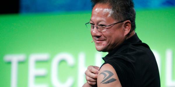 詹森·黄(Jensen Huang)在英伟达(Nvidia)股价升至100美元时纹了一个纹身，他说他不会再纹了