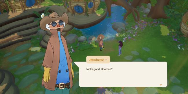 Coral Island: An image of, Handsome, the persona of Gong and Grog in disguise