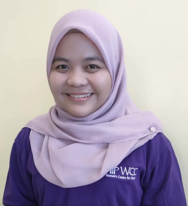WCC social worker Asmar Hamariyah Ahmad Bakhari. Photo: WCC Penang