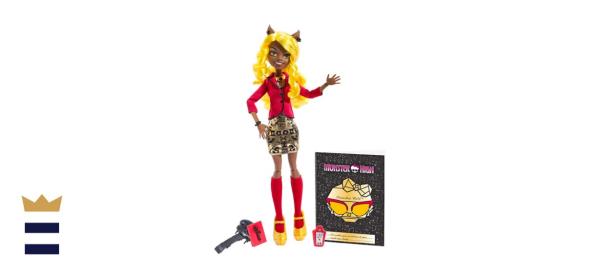 Mo<em></em>nster High Frights, Camera, Action! Clawdia Wolf Doll