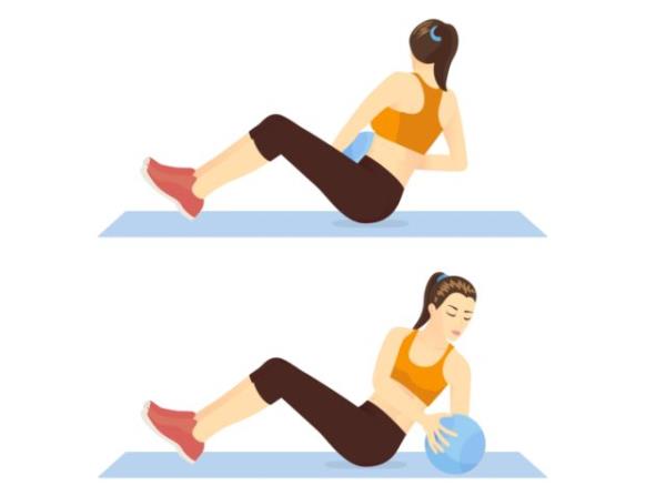 plank knee to elbow exercise, co<em></em>ncept of workouts to fight winter weight gain