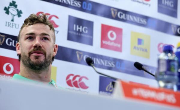 Caelan Doris during a press conference. Pic Credit: Dan Sheridan, Inpho. Caelan Doris during a press conference. Pic Credit: Dan Sheridan, Inpho.