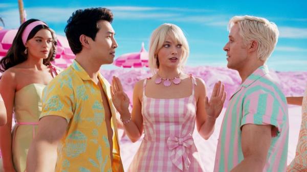 Film still from Barbie