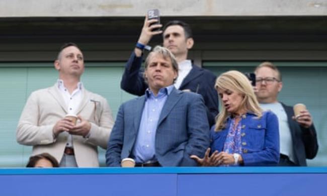 Todd Boehly, the Chelsea chairman, at Stamford Bridge