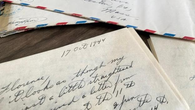 Close up of a letter.