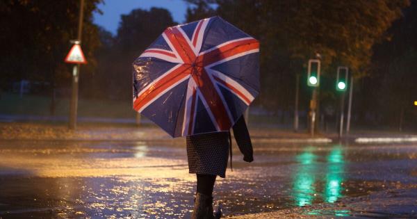 20个英国海边城镇和村庄比其他任何地方都有更多的雨水