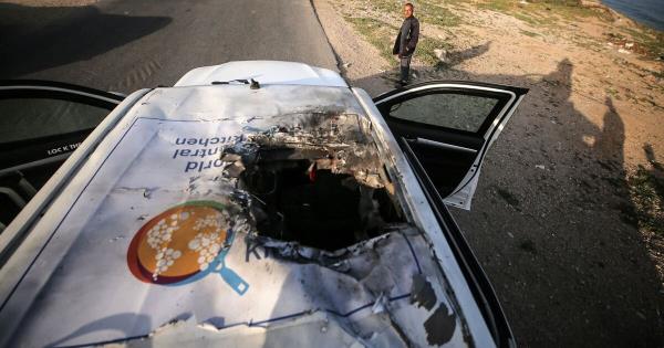 愤怒的苏纳克警告说，在救援人员被杀后，加沙的危机变得“无法容忍”