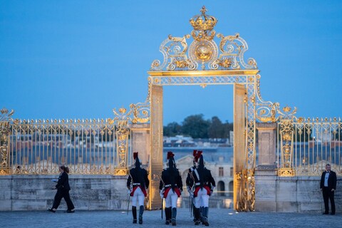 Guards at the Chateau de Versailles