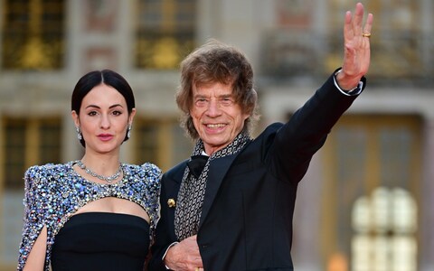 Melanie Hamrick and Mick Jagger
