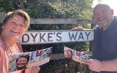 Ms Dyke's family can reportedly be traced back to Somerset over 250 years