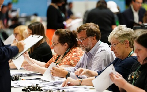 Counters  at the Uxbridge and Spith Ruislip by-election