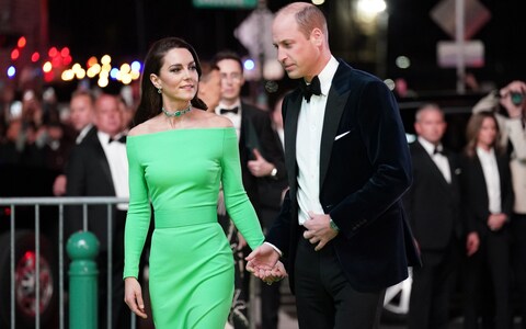 The Prince and Princess of Wales arrive for the second annual Earthshot Prize Awards Ceremony at the MGM Music Hall at Fenway, in Boston, Massachusetts
