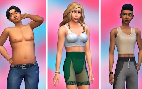 Video game Sims 4 was criticised after an updat<em></em>e allowed ‘top surgery’ scars that come from breast removal and chest binders to be added to characters