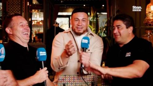 橄榄球世界杯：桑尼·比尔·威廉姆斯与法国警察的滑稽摩擦