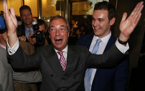 The minutes made making general comments a<em></em>bout Nigel Farage’s unsuitability as a customer