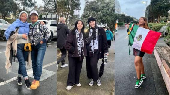 女足世界杯揭幕战上的新西兰球迷如何着装