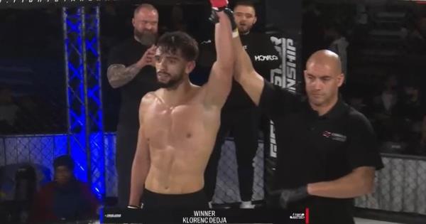 阿尔巴尼亚综合格斗“拳手”克罗伦克·德贾(Klorenc Dedja)连赢六场，在两回合内击败了巴西人