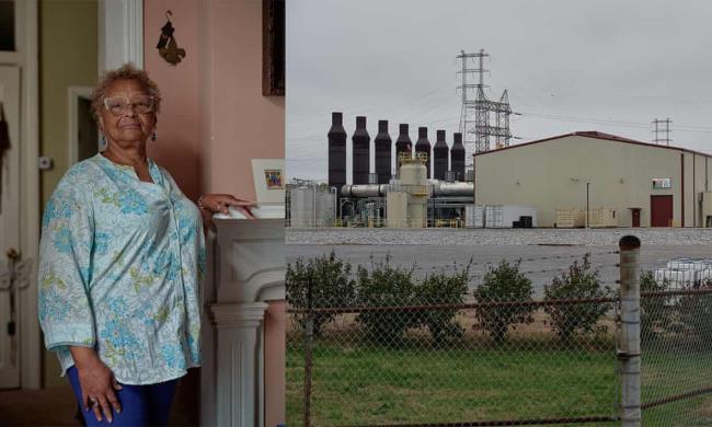 Harry Lowenburg outside his home in New Orleans, Louisiana, on 12 November 2023.